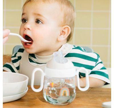 Εκπαιδευτικό ποτηράκι με χειρολαβές Little Dutch Mio 200 ml - Fairy Garden στο Bebe Maison