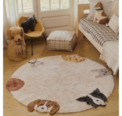 Χαλί δωματίου Lorena Canals Σκυλάκια 140 εκ. στο Bebe Maison