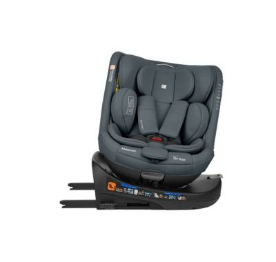 Παιδικό κάθισμα αυτοκινήτου Kikka Boo i-SIZE 40-150 εκ. i-Round Dark Grey στο Bebe Maison