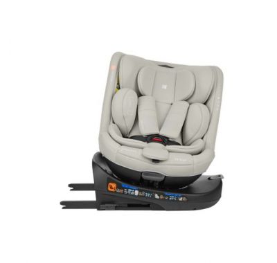 Παιδικό κάθισμα αυτοκινήτου Kikka Boo i-SIZE 40-150 εκ. i-Round Light Grey στο Bebe Maison