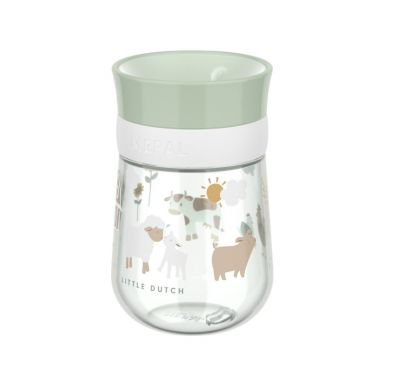 Εκπαιδευτικό ποτηράκι περιμετρικό Little Dutch Mio 300 ml - Little Farm στο Bebe Maison