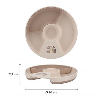 Παιδικό πιατάκι με χωρίσματα Little Dutch Mio Forest Friends στο Bebe Maison