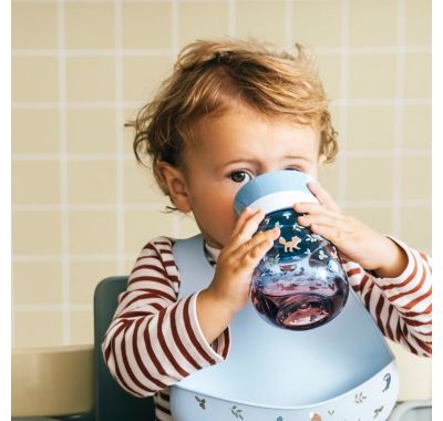 Εκπαιδευτικό ποτηράκι περιμετρικό Little Dutch Mio 300 ml - Little Farm στο Bebe Maison