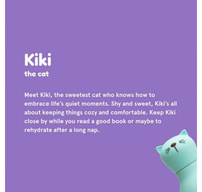 Ανοξείδωτο παιδικό παγουράκι με καλαμάκι 475ml Asobu Bestie Bottle Cat στο Bebe Maison