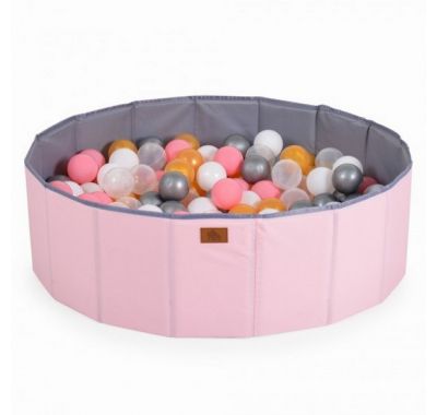 Αναδιπλούμενη πισίνα με 90 μπάλες Moni Melo Pink στο Bebe Maison