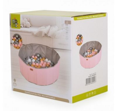 Αναδιπλούμενη πισίνα με 90 μπάλες Moni Melo Pink στο Bebe Maison