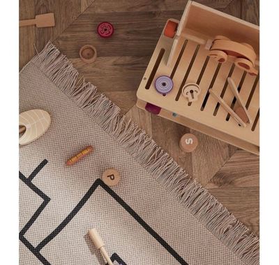 Χαλί βαμβακερό Kids Concept Geometric 130x90 εκ. στο Bebe Maison