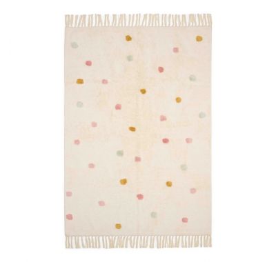 Χαλί δωματίου Little Dutch Dot mixed Pink με υπόστρωμα latex 120x170 εκ. στο Bebe Maison