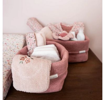 Καλάθι αλλαξιέρας  Little Dutch πλεκτό μικρό Pure Blossom στο Bebe Maison