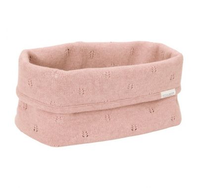 Καλάθι αλλαξιέρας  Little Dutch πλεκτό μεγάλο Pure Blossom στο Bebe Maison