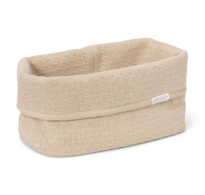 Καλάθι αλλαξιέρας  Little Dutch καπιτονέ μεγάλο Pure Soft Beige στο Bebe Maison