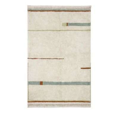 Χαλί δωματίου Lorena Canals Lanes Vintage Blue 90 x 130 εκ. στο Bebe Maison