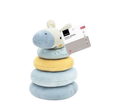 Παιχνίδι πύργος στοίβαξης Kikka Boo  Stripy Friends στο Bebe Maison