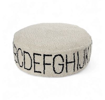 Πουφ Lorena Canals ABC Natural/Black στο Bebe Maison