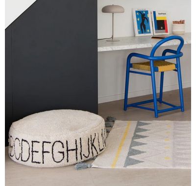 Πουφ Lorena Canals ABC Natural/Black στο Bebe Maison