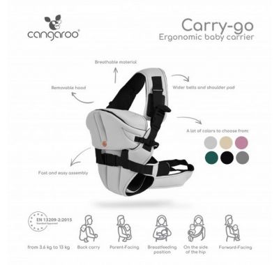 Μάρσιπος Cangaroo  Carry Go Pink στο Bebe Maison