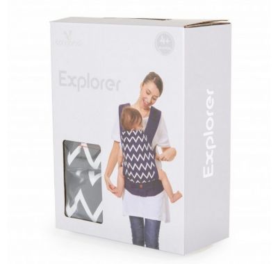 Εργονομικός μάρσιπος Cangaroo Explorer black στο Bebe Maison
