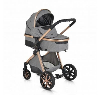Πολυκαρότσι 2 σε 1 Cangaroo Alma Dark grey στο Bebe Maison