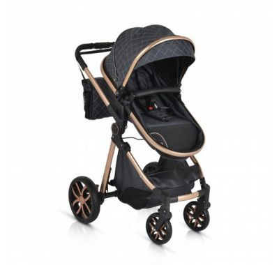 Πολυκαρότσι 2 σε 1 Cangaroo Alma Black στο Bebe Maison
