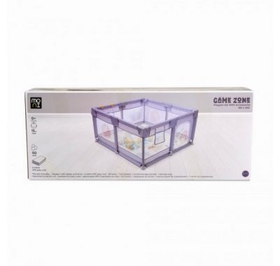 Πάρκο δραστηριοτήτων Moni 150x200εκ με στρώμα Gamezone Grey στο Bebe Maison