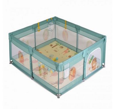 Πάρκο δραστηριοτήτων Moni 120x120εκ με στρώμα Gamezone Mint στο Bebe Maison