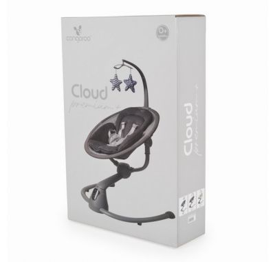 Ηλεκτρική κούνια ρηλάξ Cangaroo Cloud Premium + Light grey στο Bebe Maison