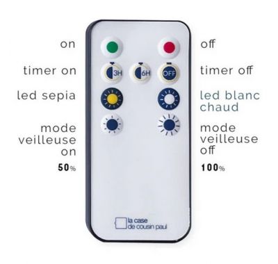 Γιρλάντα La Case De Cousin Paul με 16 φωτάκια Rainbow στο Bebe Maison