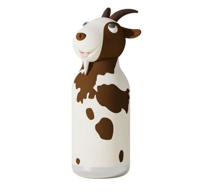 Ανοξείδωτο παιδικό παγουράκι με καλαμάκι 475ml Asobu Bestie Bottle Goat στο Bebe Maison