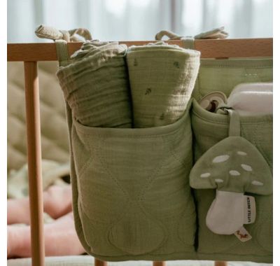 Υφασμάτινες θήκες οργάνωσης καπιτονέ Little Dutch Pure Sage στο Bebe Maison