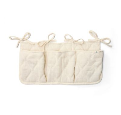 Υφασμάτινες θήκες οργάνωσης καπιτονέ Little Dutch Pure Soft White στο Bebe Maison