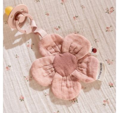 Υφασμάτινο ντουντού Little Dutch Λουλουδάκι με κλιπ πιπίλας στο Bebe Maison