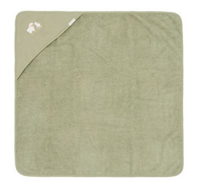 Μπουρνουζοπετσέτα Little Dutch με κέντημα Little Farm 75x75 στο Bebe Maison