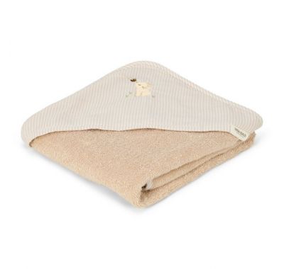 Μπουρνουζοπετσέτα Little Dutch με κέντημα Baby Bunny 75x75 στο Bebe Maison