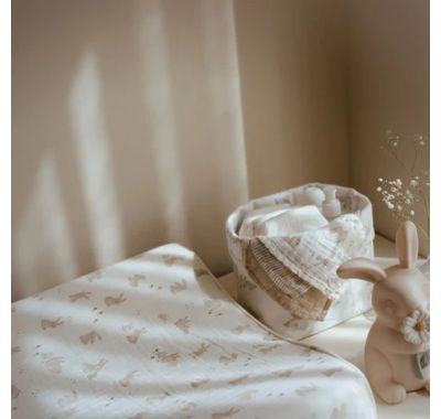 Σετ 3 πανάκια προσώπου από μουσελίνα Little Dutch Baby Bunny στο Bebe Maison