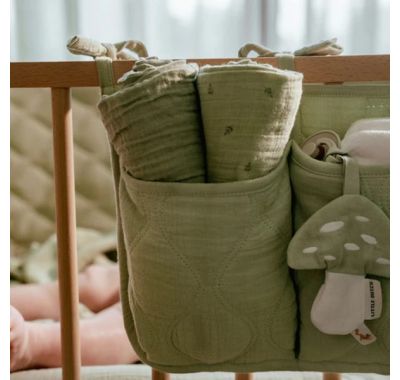 Σετ 2 πανάκια αγκαλιάς Little Dutch από μουσελίνα Pure Sage 70x70 στο Bebe Maison