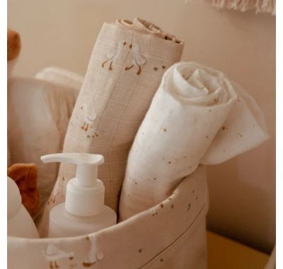 Σετ 2 πανάκια αγκαλιάς Little Dutch από μουσελίνα Little Goose 70x70 στο Bebe Maison