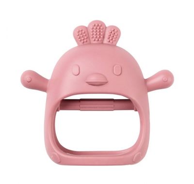 Γάντι οδοντοφυΐας από σιλικόνη Nattou Ροζ στο Bebe Maison