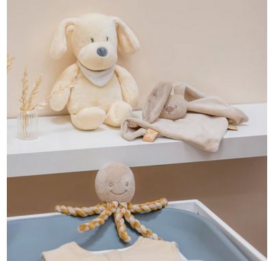 Υφασμάτινο Χταπόδι Nattou Lapidou Μπεζ στο Bebe Maison