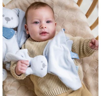 Ντουντού Nattou που φωσφορίζει στο σκοτάδι Lapidou Γαλάζιο στο Bebe Maison