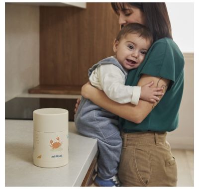 Θερμός φαγητού Miniland 600ml Ocean Crab στο Bebe Maison