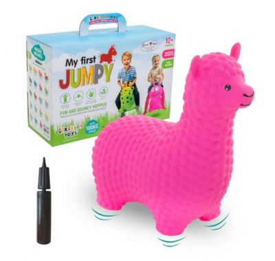 Φουσκωτά ζωάκια Gerardo's Jumpy Αλπακά ροζ στο Bebe Maison