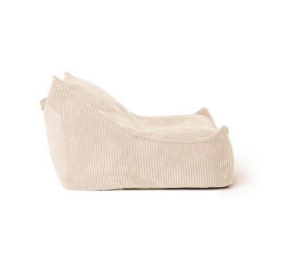 Υφασμάτινη πολυθρόνα - πουφ Kids Concept κρεμ στο Bebe Maison