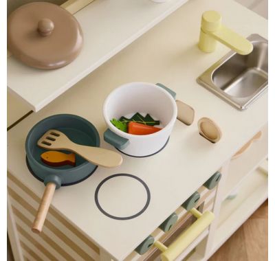 Ξύλινη κουζίνα Kids Concept KID'S HUB (λευκό) στο Bebe Maison