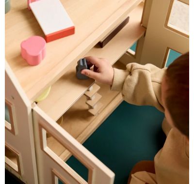 Ξύλινο κουκλόσπιτο Kids Concept τριώροφο AIDEN στο Bebe Maison