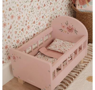 Ξύλινο κρεβατάκι Little Dutch για κούκλες FSC στο Bebe Maison