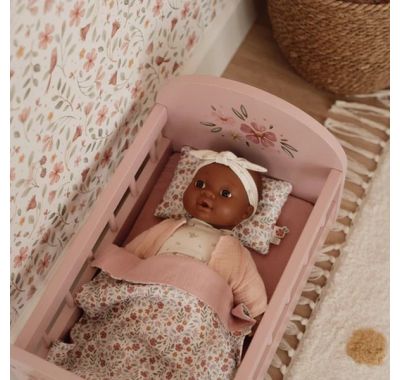 Ξύλινο κρεβατάκι Little Dutch για κούκλες FSC στο Bebe Maison