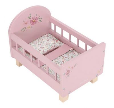 Ξύλινο κρεβατάκι Little Dutch για κούκλες FSC στο Bebe Maison