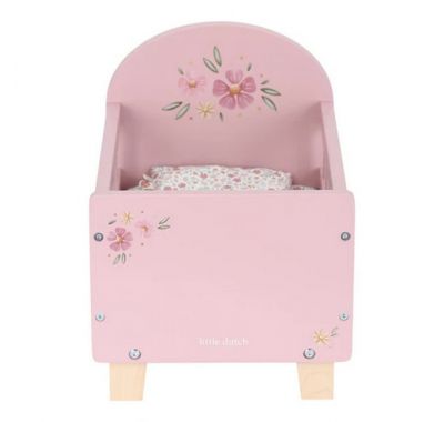 Ξύλινο κρεβατάκι Little Dutch για κούκλες FSC στο Bebe Maison