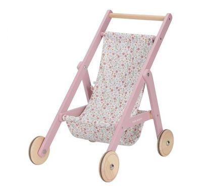 Ξύλινο καρότσι Little Dutch για κούκλες FSC στο Bebe Maison