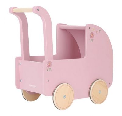 Ξύλινο βρεφικό καρότσι Little Dutch για κούκλες FSC στο Bebe Maison